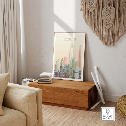 London Skyline Wall Art Frame